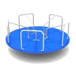supersonic spinner merry go round sky blue color