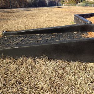 ada playground accessible half ramp side view