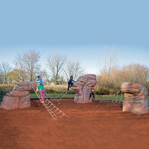 cascade range sandstone climbing boulders set for playgrond