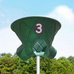 triple shoot playground funnel ball game green