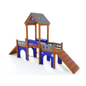 K9 Kennel Club Playground with Rattle Bridge