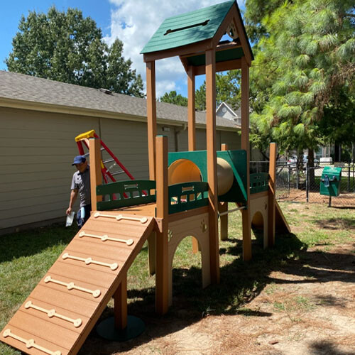 K9 Kennel Club Playground with Rattle Bridge - TerraBound Solutions Inc.