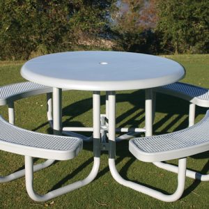 round solid top table 46in