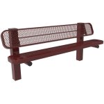 pedestal benches 6ft single em inground