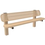 pedestal benches 6ft single ps inground