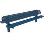pedestal benches 8ft double ps inground
