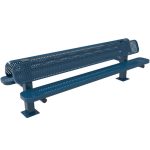 pedestal benches 8ft double ps surface