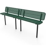 player benches with back 10ft ps inground