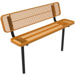 player benches with back em inground