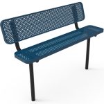 player benches with back ps inground