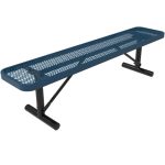 player benches without back em inground