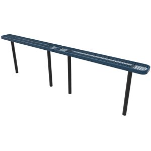 rectangular bench without back 10ft em inground