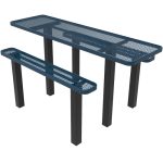 rectangular independent pedestal table alt 8ft em inground