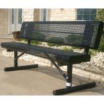 rolled benches with back