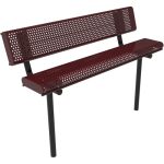 rolled benches with back ps inground
