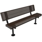 rolled benches with back ps surface