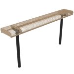 rolled benches without back em inground