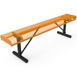 rolled benches without back em portable