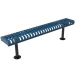 rolled benches without back ss surface