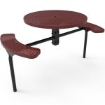 round nexus tables 2 seat ps inground