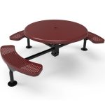 round solid top nexus table 3 seat ps surface
