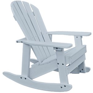 charleston adirondack rocking chair white