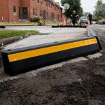 engineered traffic curb