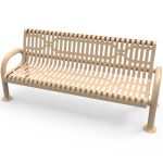 mod benches with back ss surface