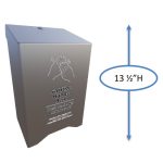 post mounted automatic sanitizer wall mount