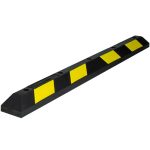 rubber wheel stop yellow