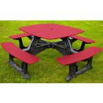 bistro table red