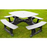 bistro table white