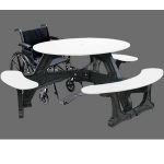 bodega handicap table white