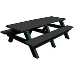 deluxe 8ft table green black