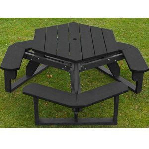 economizer hexagon table black