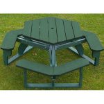 economizer hexagon table green