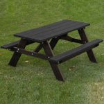 economizer picnic table youth brown black