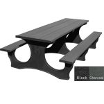 polly tuff easy access 8ft table black charcoal