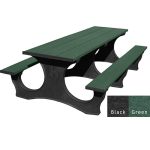 polly tuff easy access 8ft table black green
