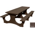 polly tuff easy access 8ft table brown