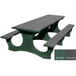 polly tuff easy access 8ft table green charcoal