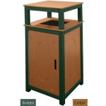 32 gal tall receptacle green cedar