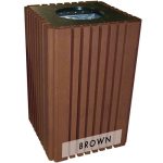 40 gal tall receptacle brown