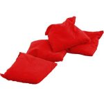 cornhole bag toss 8 bags red