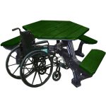 plaza handicap table black green