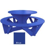 round activity table blue