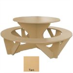 round activity table tan