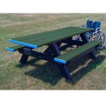 standard picnic handicap 2 ends table black green