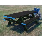 standard picnic handicap 2 ends table green black