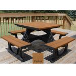 town square table cedar